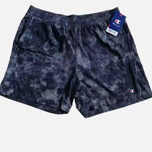 Champion Mens Double Dry Sport Shorts XL 7" inseam Gray Drawstring Quick Drying